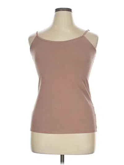 Pre-owned Torrid Tank Top Brown Strapless Neckline Tops