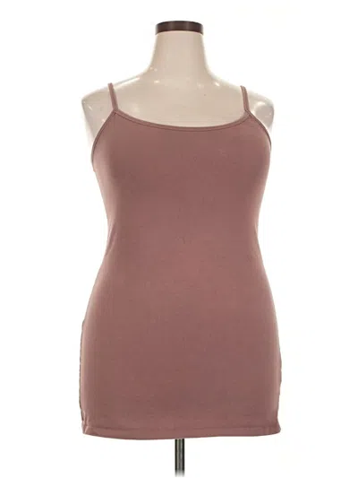 Pre-owned Torrid Tank Top Brown Strapless Neckline Tops