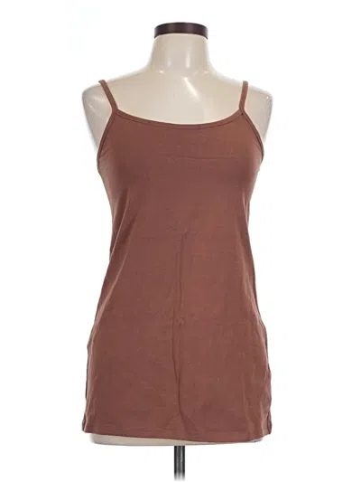 Pre-owned Torrid Tank Top Brown Strapless Neckline Tops