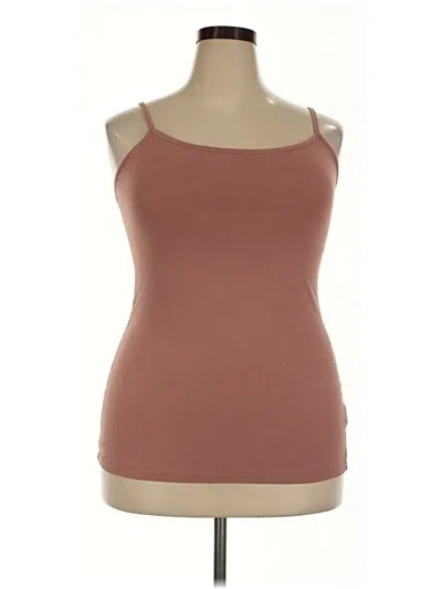 Pre-owned Torrid Tank Top Brown Strapless Neckline Tops