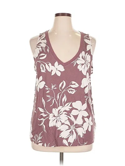 Pre-owned Torrid Tank Top Burgundy Halter Neckline Tops