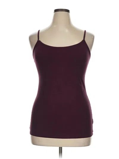 Pre-owned Torrid Tank Top Burgundy Halter Neckline Tops