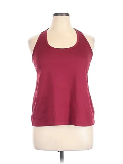 Pre-owned Torrid Tank Top Burgundy Halter Neckline Tops