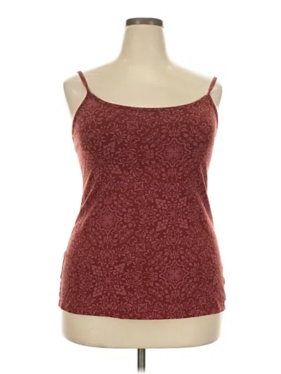 Pre-owned Torrid Tank Top Burgundy Strapless Neckline Tops