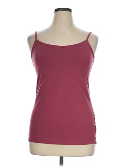Pre-owned Torrid Tank Top Burgundy Strapless Neckline Tops