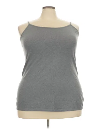 Pre-owned Torrid Tank Top Gray Halter Neckline Tops