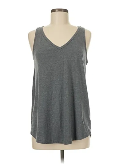 Pre-owned Torrid Tank Top Gray Halter Neckline Tops
