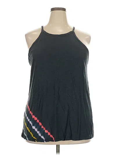 Pre-owned Torrid Tank Top Gray Halter Neckline Tops