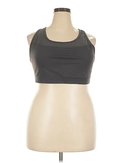 Pre-owned Torrid Tank Top Gray Halter Neckline Tops