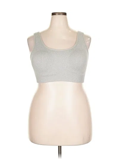 Pre-owned Torrid Tank Top Gray Strapless Neckline Tops