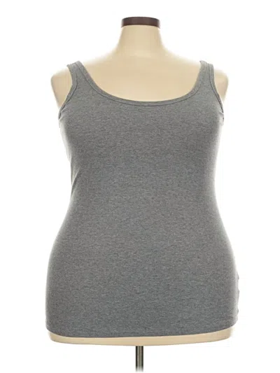 Pre-owned Torrid Tank Top Gray Strapless Neckline Tops