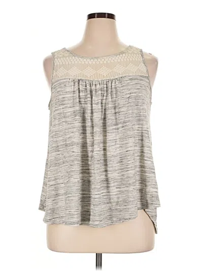 Pre-owned Torrid Tank Top Gray Strapless Neckline Tops