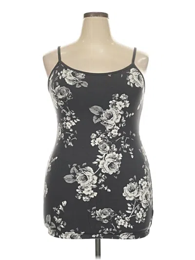 Pre-owned Torrid Tank Top Gray Strapless Neckline Tops