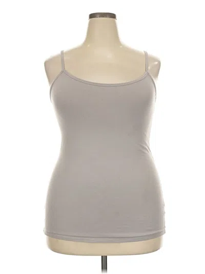 Pre-owned Torrid Tank Top Gray Strapless Neckline Tops
