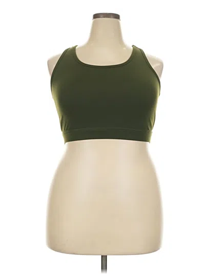 Pre-owned Torrid Tank Top Green Halter Neckline Tops
