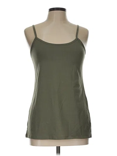 Pre-owned Torrid Tank Top Green Halter Neckline Tops