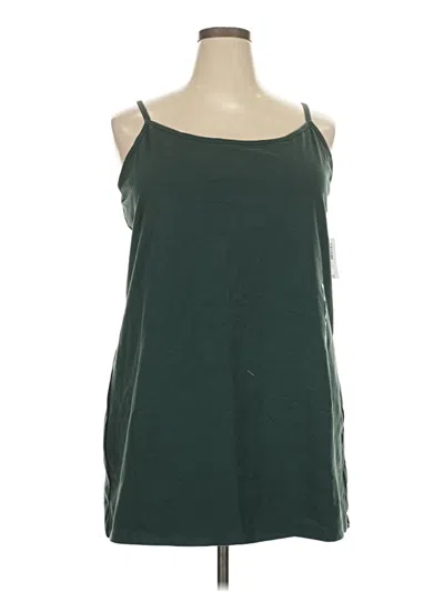 Torrid Tank Top Green Halter Neckline Tops