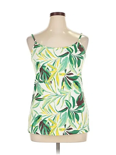 Pre-owned Torrid Tank Top Green Strapless Neckline Tops