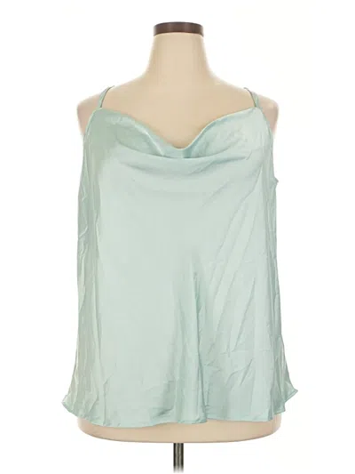 Pre-owned Torrid Tank Top Green Strapless Neckline Tops