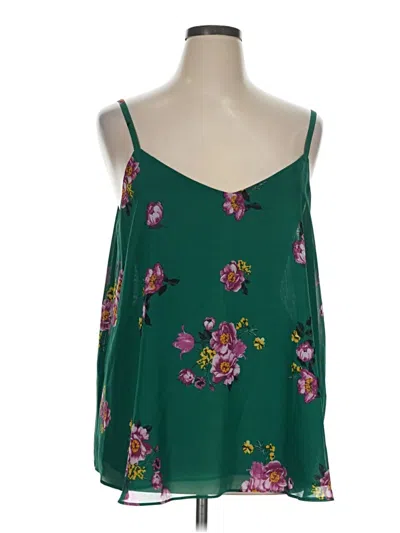 Pre-owned Torrid Tank Top Green Strapless Neckline Tops