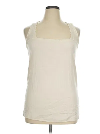 Pre-owned Torrid Tank Top Ivory Halter Neckline Tops