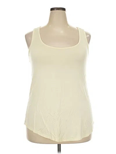 Pre-owned Torrid Tank Top Ivory Halter Neckline Tops