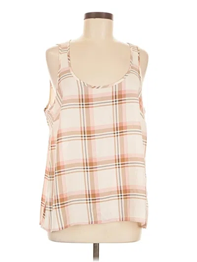 Pre-owned Torrid Tank Top Ivory Square Neckline Tops