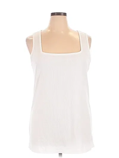Pre-owned Torrid Tank Top Ivory Strapless Neckline Tops