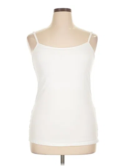 Pre-owned Torrid Tank Top Ivory Strapless Neckline Tops In White