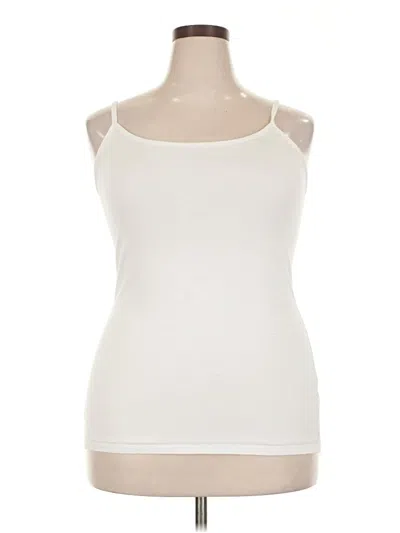 Pre-owned Torrid Tank Top Ivory Strapless Neckline Tops In White