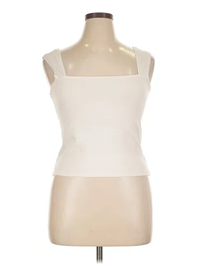 Pre-owned Torrid Tank Top Ivory Strapless Neckline Tops In White