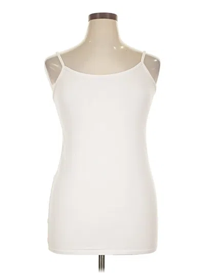Pre-owned Torrid Tank Top Ivory Strapless Neckline Tops In White