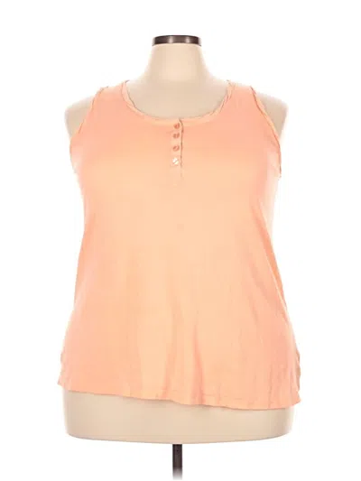 Pre-owned Torrid Tank Top Orange Halter Neckline Tops