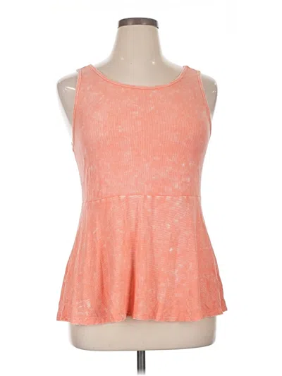 Pre-owned Torrid Tank Top Orange Halter Neckline Tops