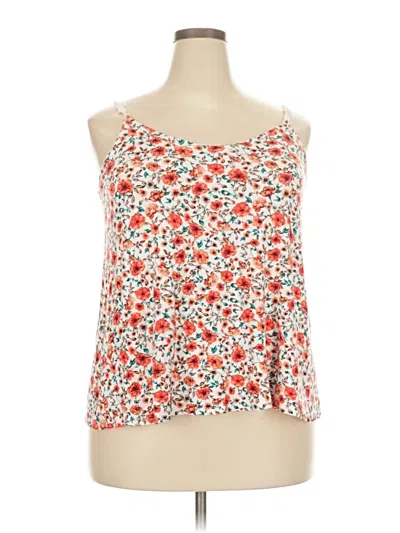 Pre-owned Torrid Tank Top Orange Strapless Neckline Tops