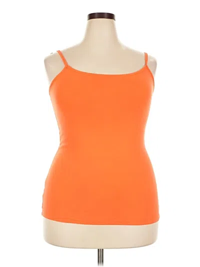 Pre-owned Torrid Tank Top Orange Strapless Neckline Tops
