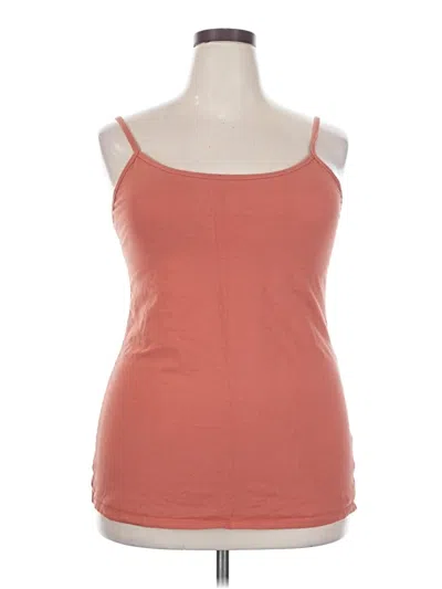 Pre-owned Torrid Tank Top Orange Strapless Neckline Tops