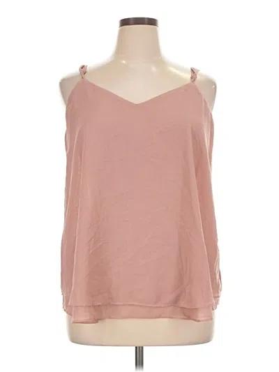 Pre-owned Torrid Tank Top Pink Cold Shoulder Neckline Tops