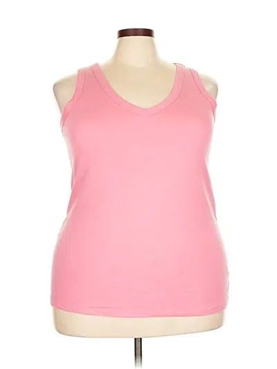 Pre-owned Torrid Tank Top Pink Halter Neckline Tops
