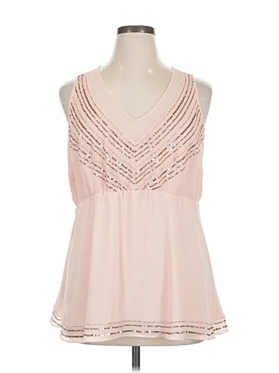 Pre-owned Torrid Tank Top Pink Halter Neckline Tops