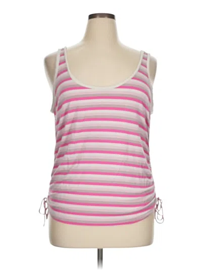 Pre-owned Torrid Tank Top Pink Halter Neckline Tops