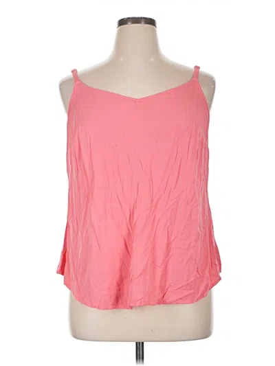 Pre-owned Torrid Tank Top Pink Halter Neckline Tops