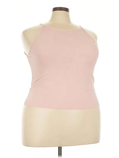 Pre-owned Torrid Tank Top Pink Halter Neckline Tops