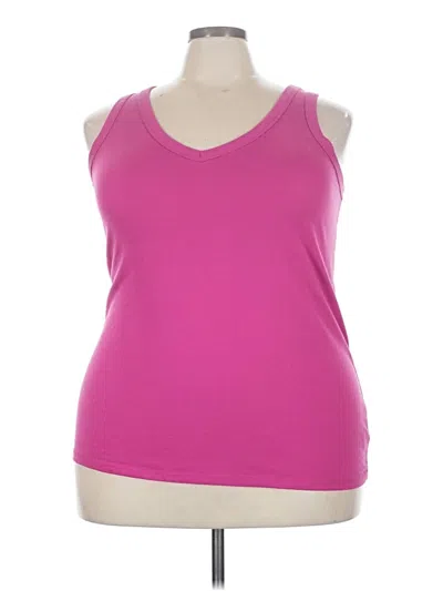 Pre-owned Torrid Tank Top Pink Halter Neckline Tops