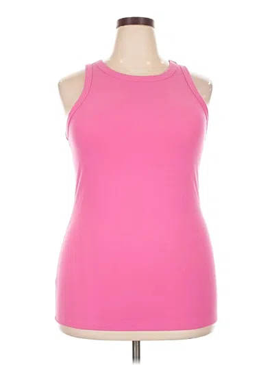 Pre-owned Torrid Tank Top Pink Halter Neckline Tops