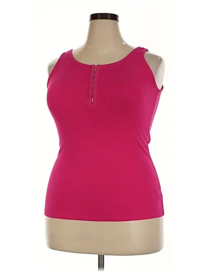 Pre-owned Torrid Tank Top Pink Halter Neckline Tops