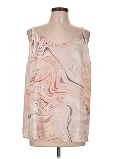 Pre-owned Torrid Tank Top Pink One Shoulder Neckline Tops