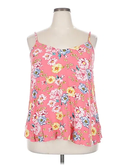 Pre-owned Torrid Tank Top Pink Strapless Neckline Tops