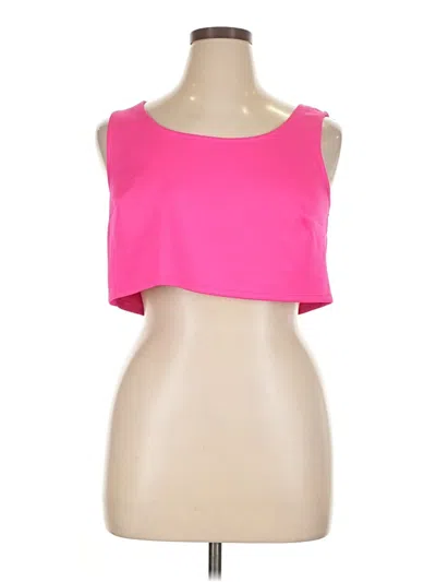 Pre-owned Torrid Tank Top Pink Strapless Neckline Tops