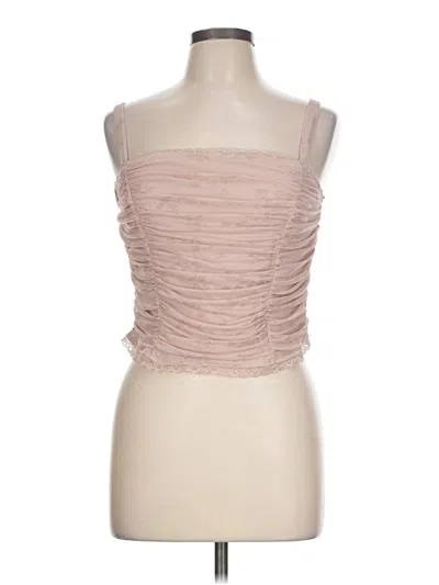 Torrid Tank Top Pink Strapless Neckline Tops